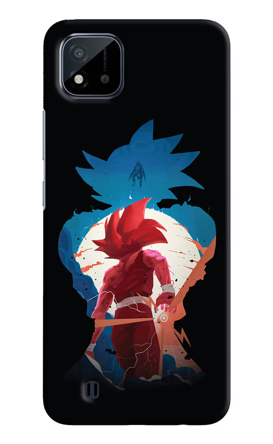 Goku Realme C20 Hard Case Back Cover by Casekaro