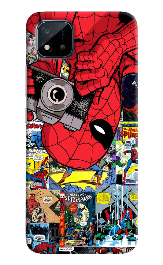 Spider Man Realme C20 Hard Case Back Cover by Casekaro