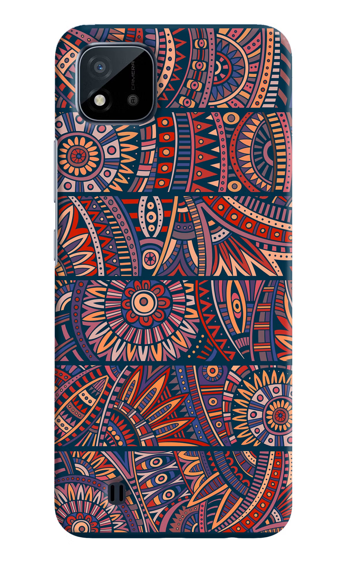 African Culture Design Realme C20 Hard Case Back Cover by Casekaro