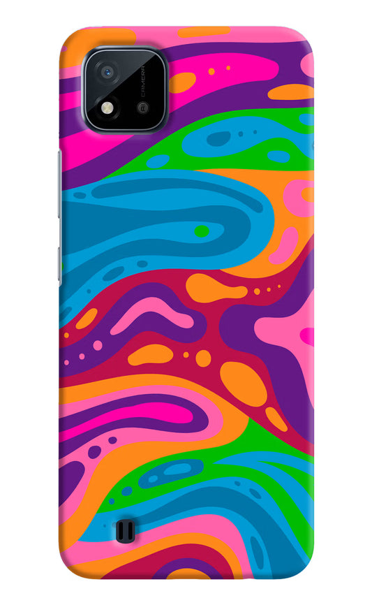 Trippy Pattern Realme C20 Hard Case Back Cover by Casekaro