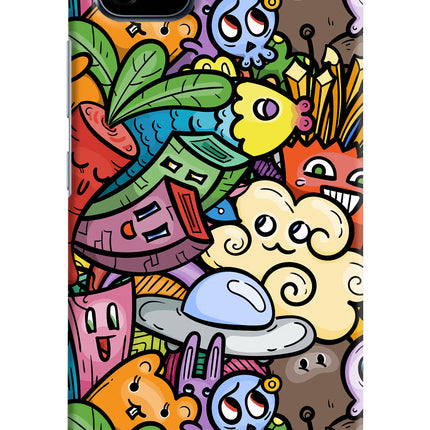 Veggie Doodle Realme C20 Hard Case Back Cover by Casekaro