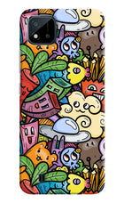 Veggie Doodle Realme C20 Hard Case Back Cover by Casekaro