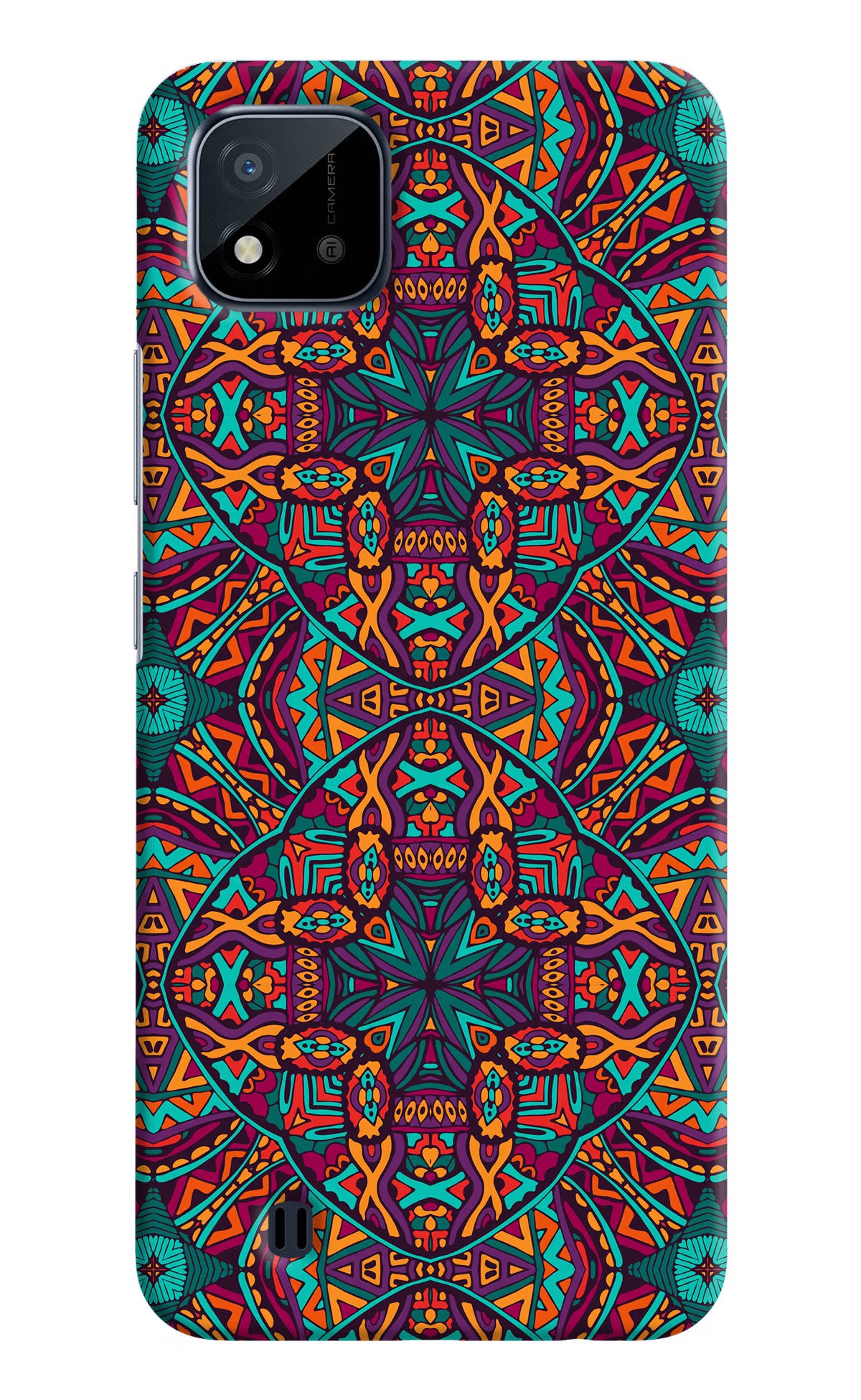 Colour Mandala Realme C20 Hard Case Back Cover by Casekaro