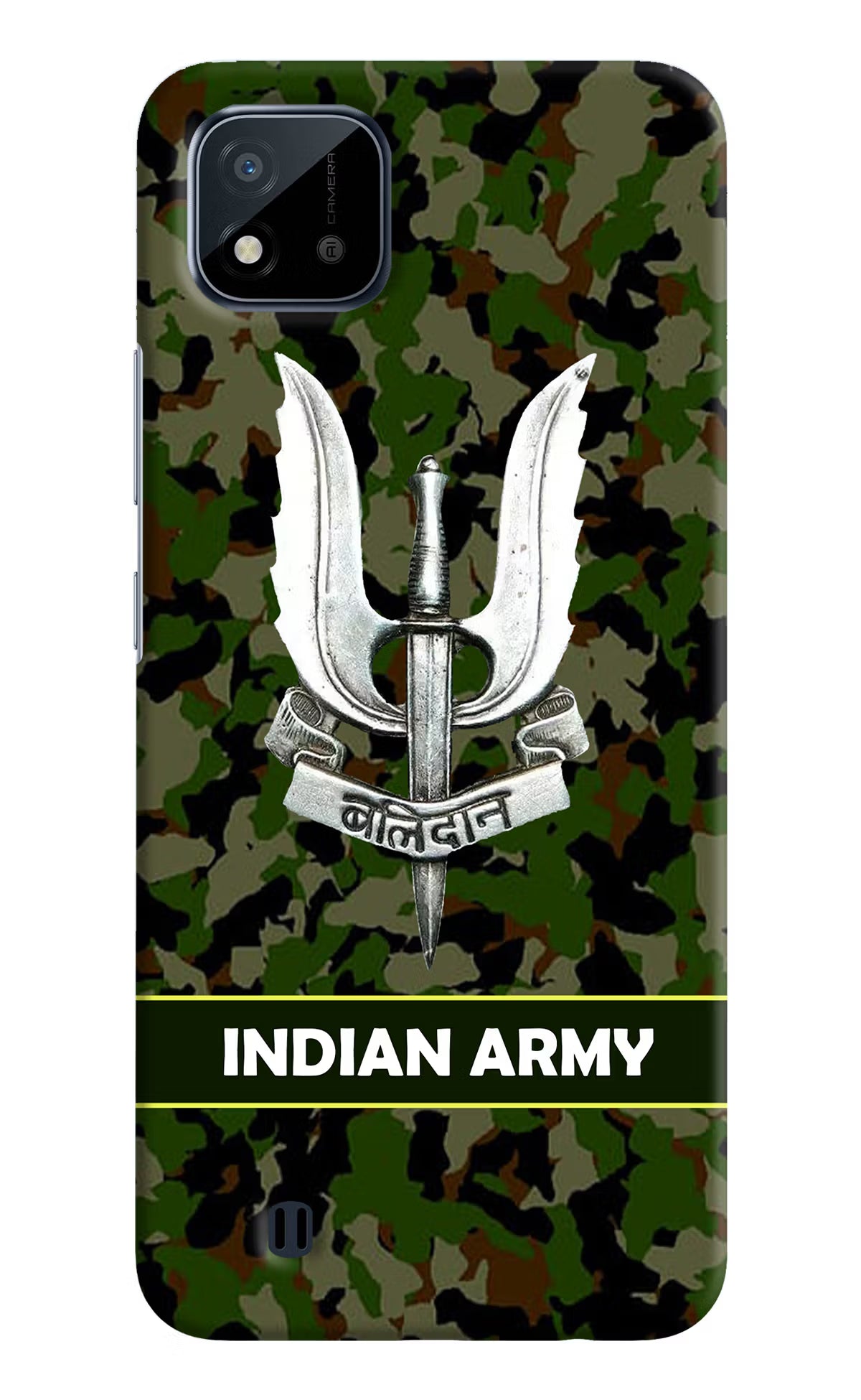 Balidan Indian Logo Realme C20 Hard Case Back Cover by Casekaro