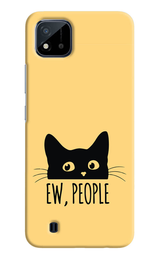 Ew People Catitude Realme C20 Hard Case Back Cover by Casekaro