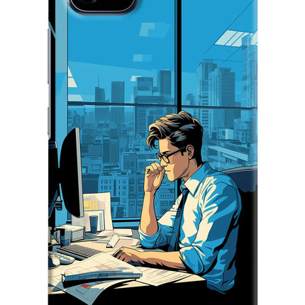 Focused Hustler (AI Generated) Realme C20 Hard Case Back Cover by Casekaro