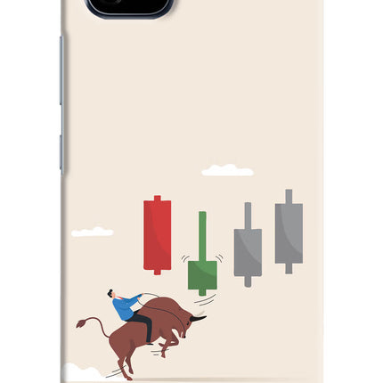 Bull Trading Momentum Realme C20 Hard Case Back Cover by Casekaro