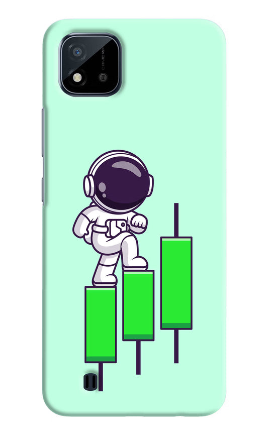 Astronaut Trader Realme C20 Hard Case Back Cover by Casekaro