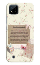 Hopeless Romantic Realme C20 Hard Case Back Cover by Casekaro