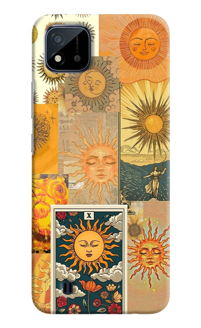 Sun Realme C20 Hard Case Back Cover by Casekaro