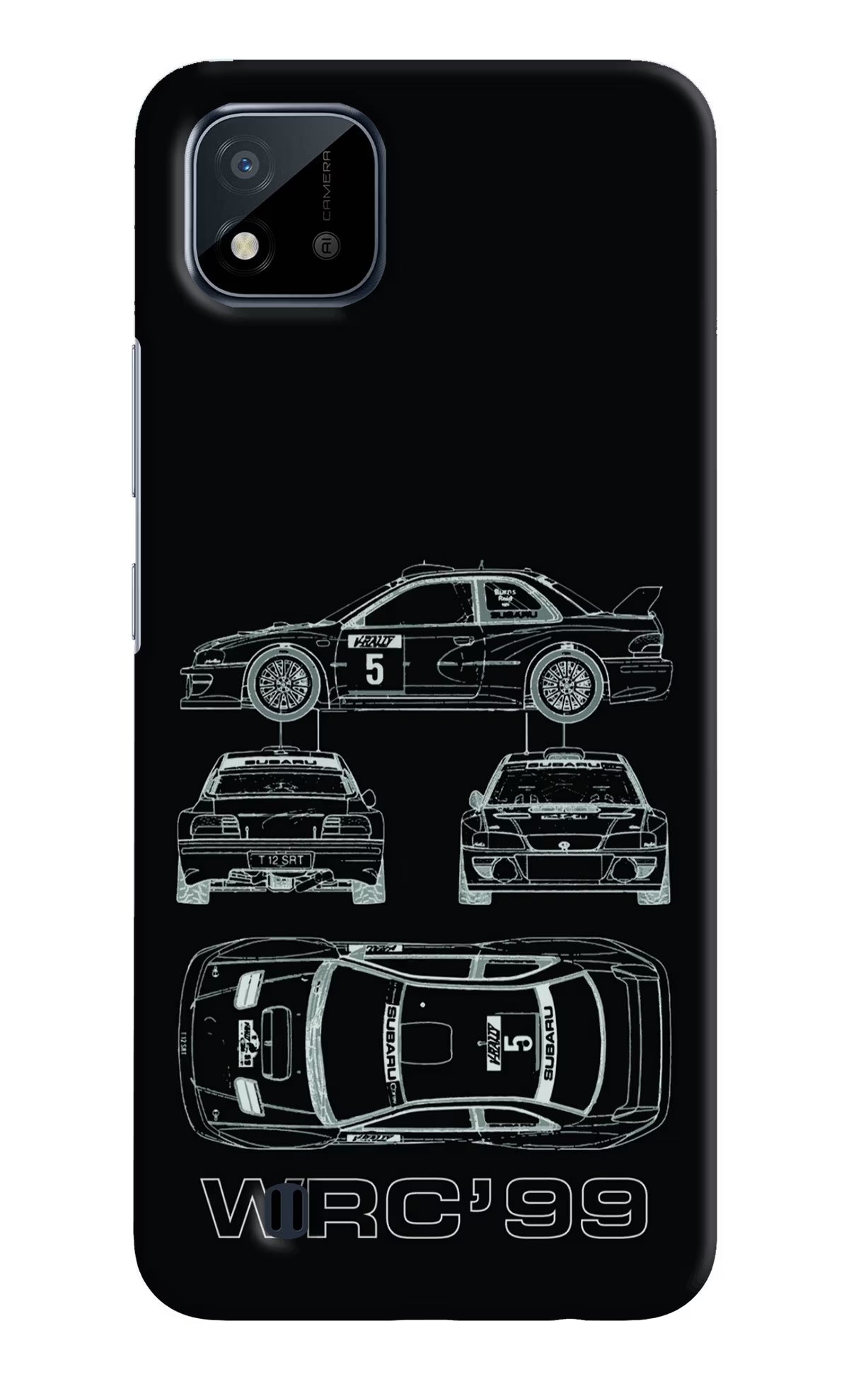 WRC'99 Realme C20 Hard Case Back Cover by Casekaro