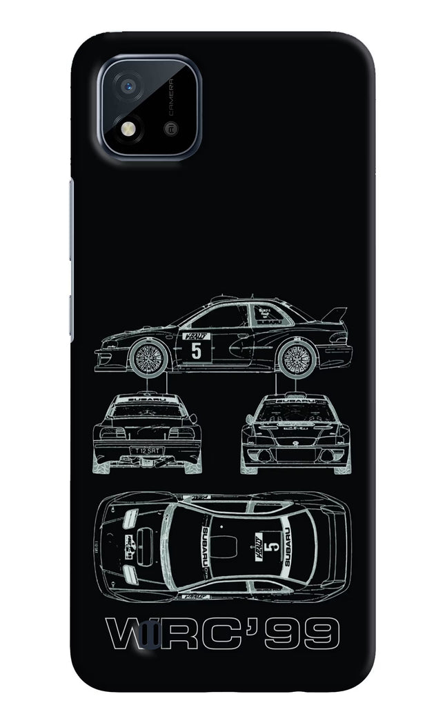 WRC'99 Realme C20 Hard Case Back Cover by Casekaro