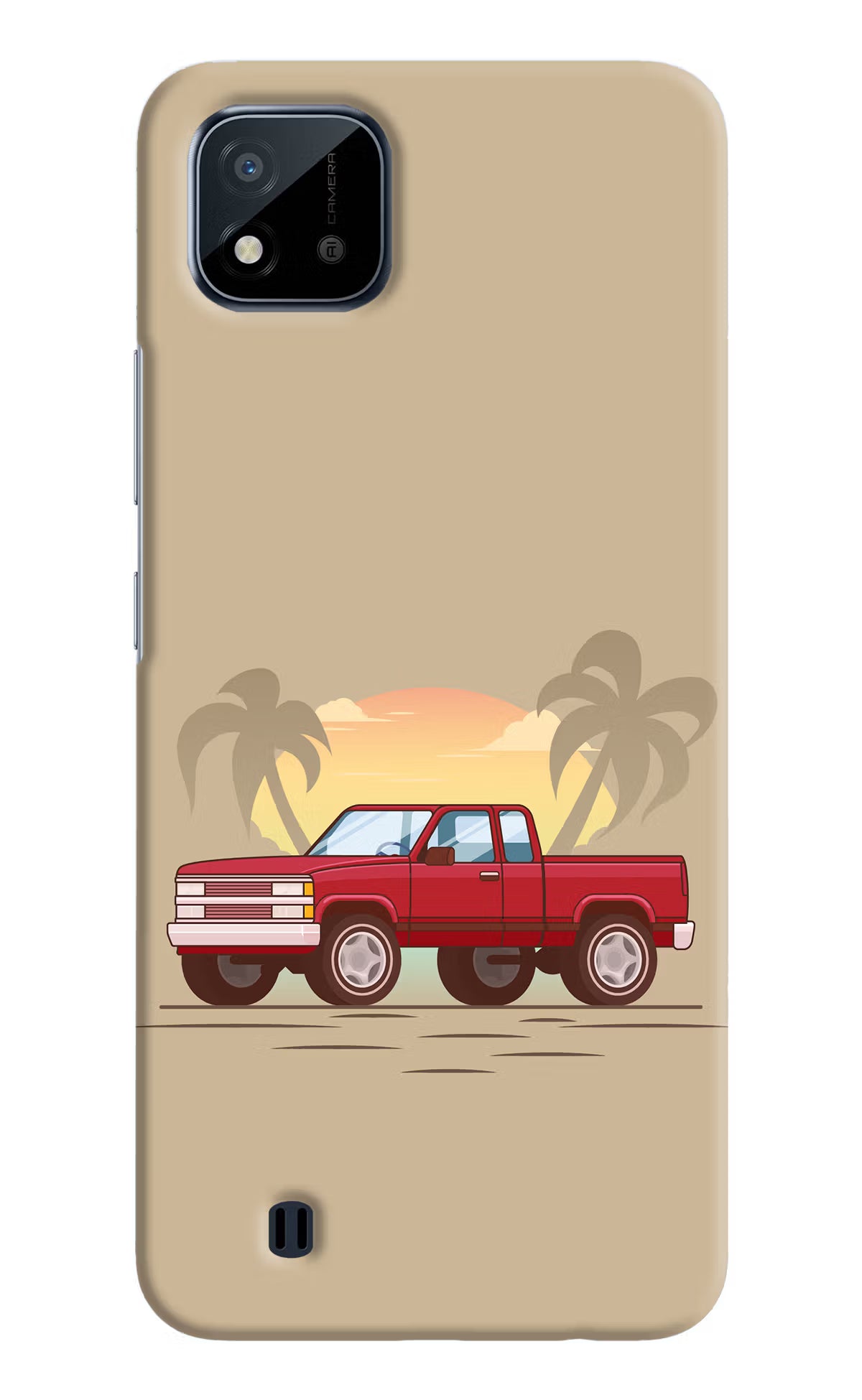 Desert Classic Drive Realme C20 Hard Case Back Cover by Casekaro