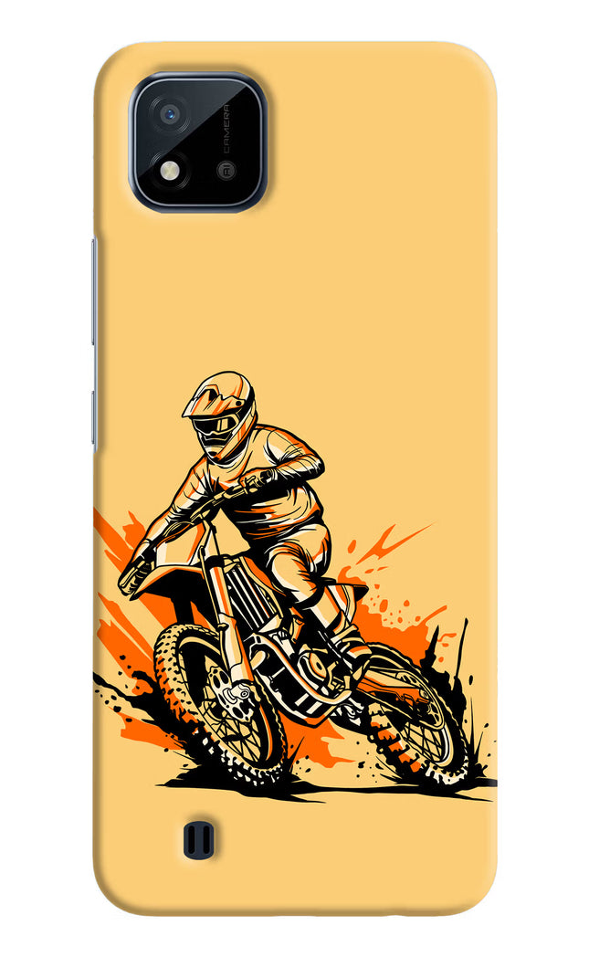 Off-Road Fury Realme C20 Hard Case Back Cover by Casekaro