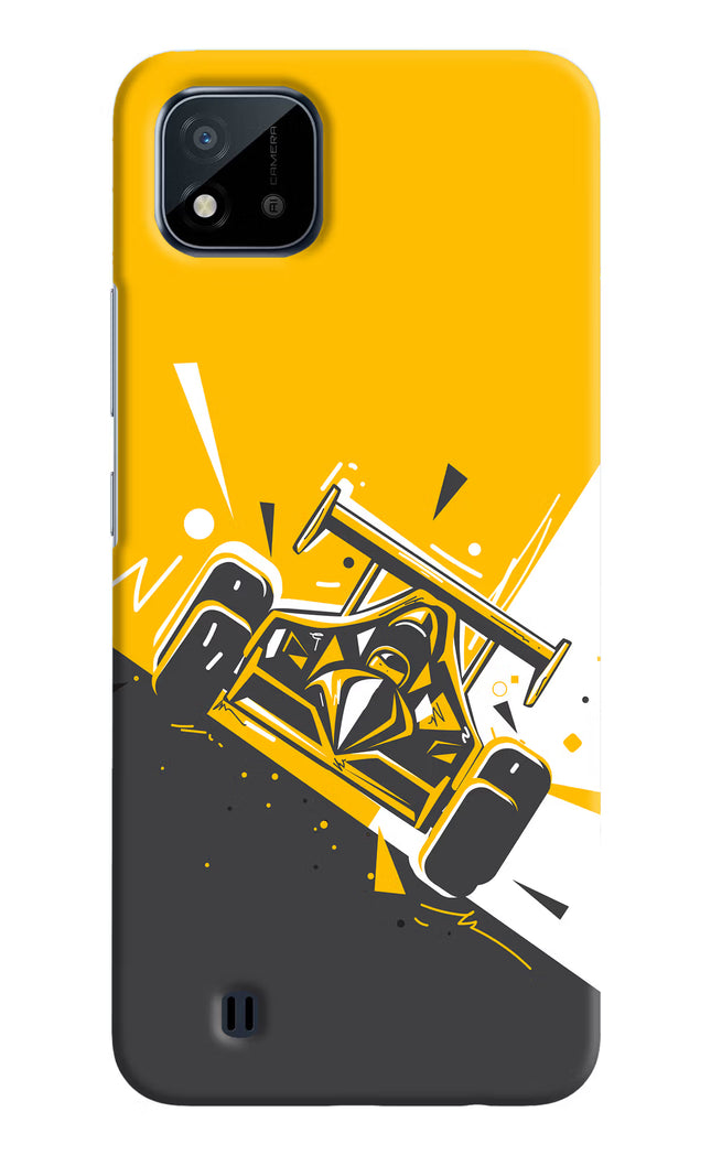 Track King Realme C20 Hard Case Back Cover by Casekaro