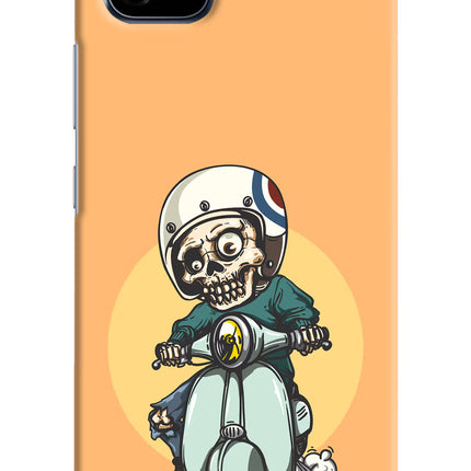 Undead Biker Realme C20 Hard Case Back Cover by Casekaro