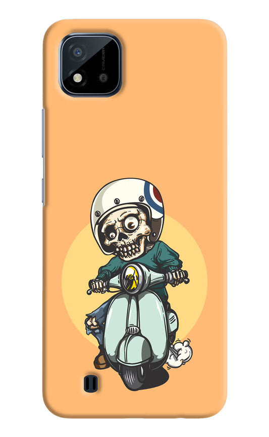 Undead Biker Realme C20 Hard Case Back Cover by Casekaro