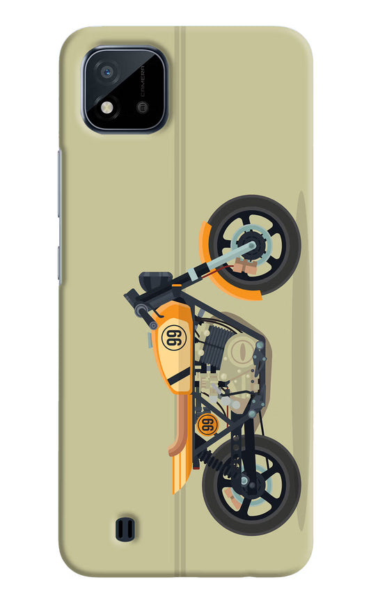 Vertical Speedster Realme C20 Hard Case Back Cover by Casekaro
