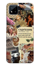Capricorn Zodiac Realme C20 Hard Case Back Cover by Casekaro