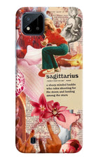 Sagittarius Zodiac Realme C20 Hard Case Back Cover by Casekaro