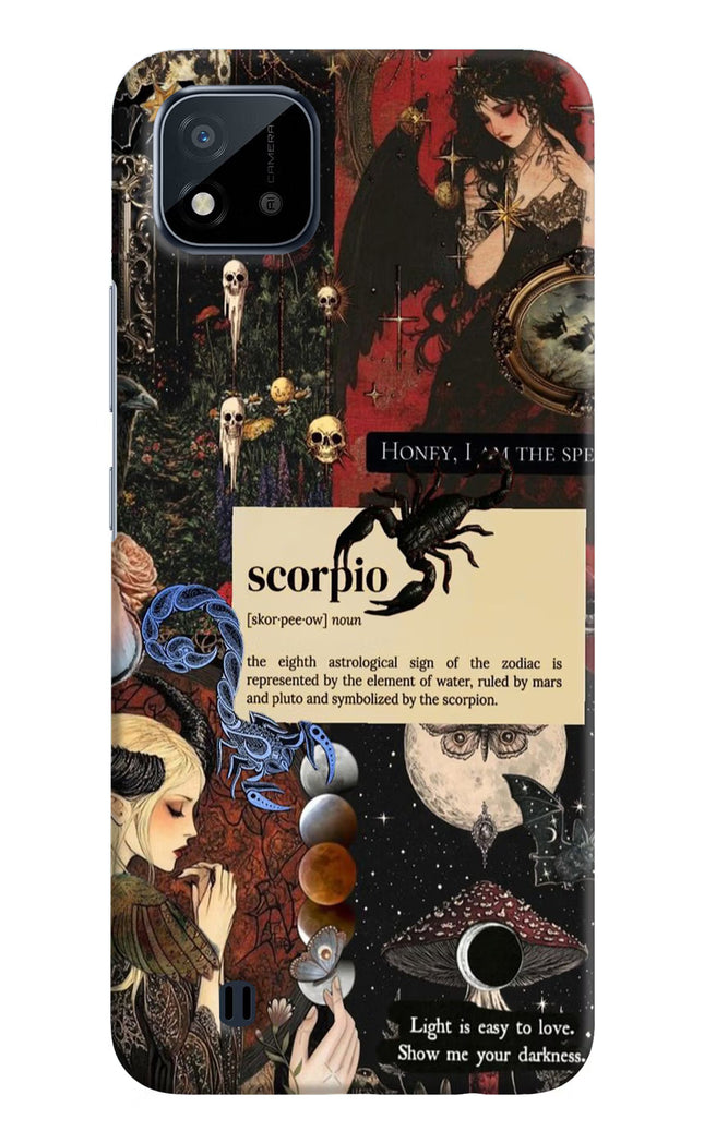 Scorpio Zodiac Realme C20 Hard Case Back Cover by Casekaro