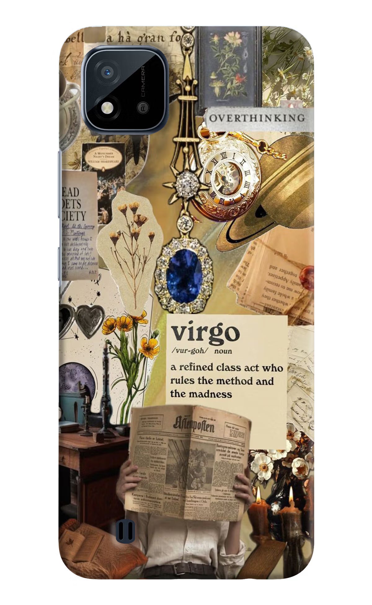 Virgo Zodiac Realme C20 Hard Case Back Cover by Casekaro