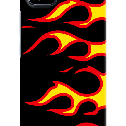 Side Sweep Flames Realme C20 Hard Case Back Cover by Casekaro