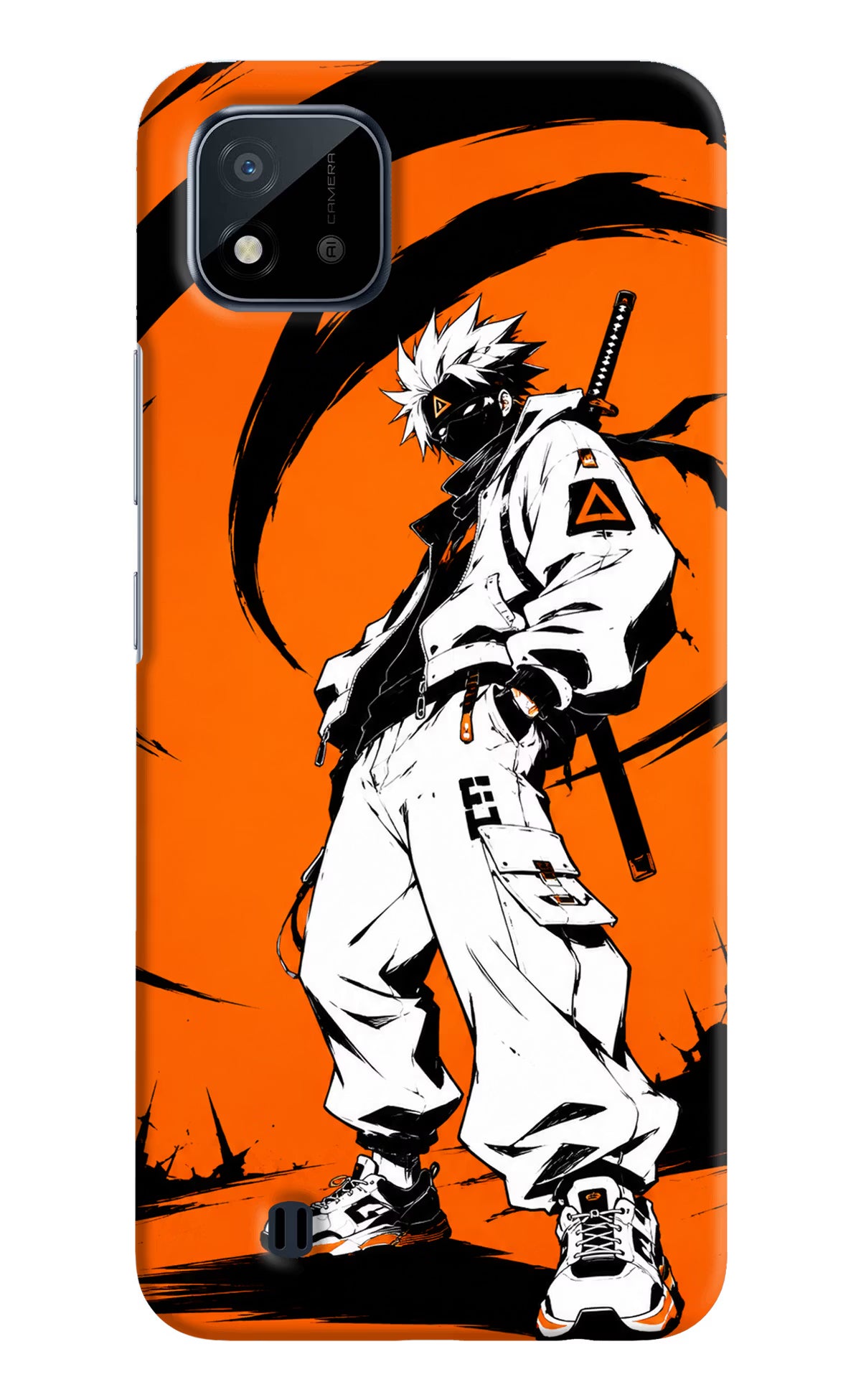 Street Samurai  Realme C20 Hard Case Back Cover by Casekaro