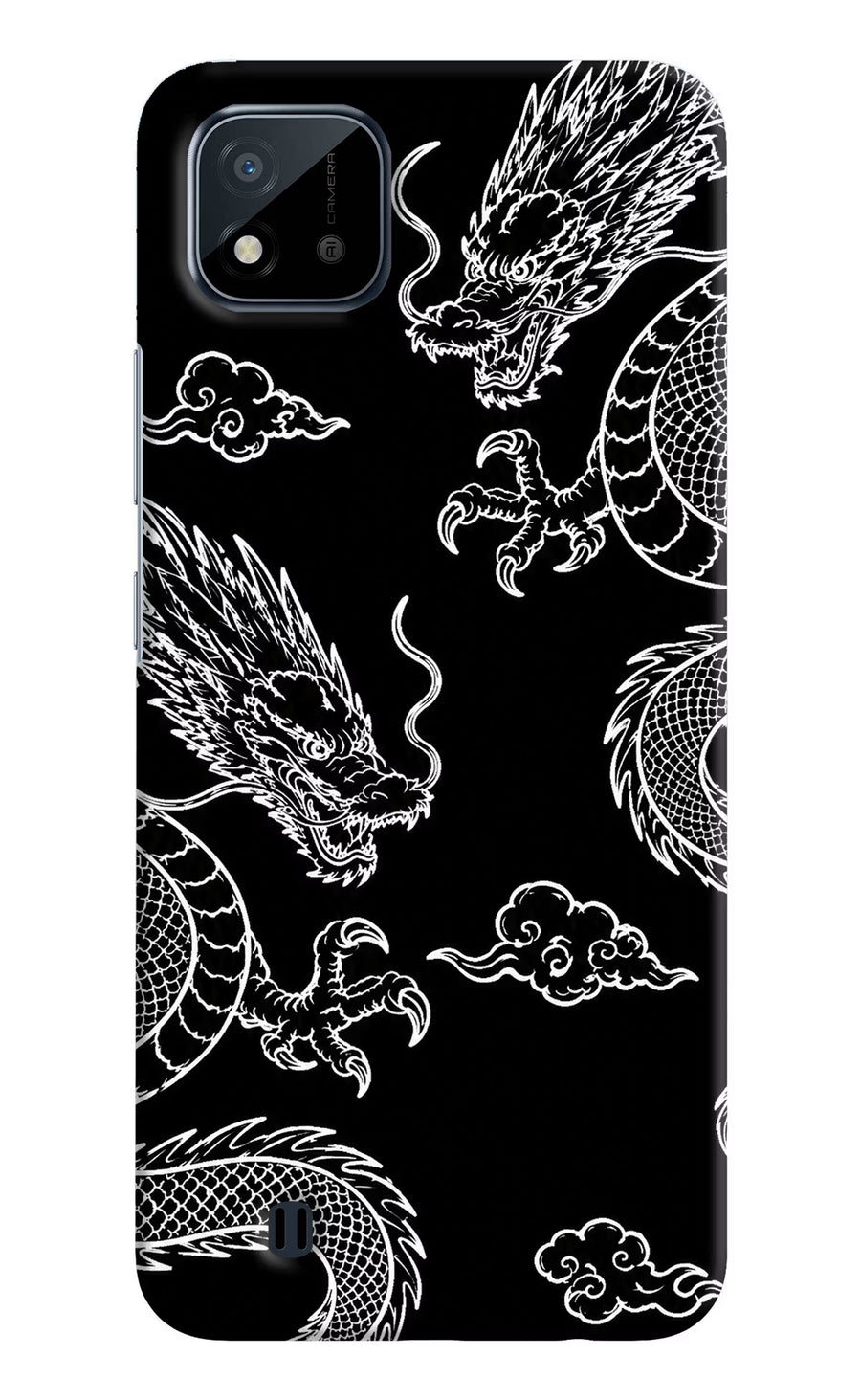 Twin Dragons Realme C20 Back Cover, Hard case