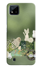 Aesthetic anime Realme C20 Hard Case Back Cover by Casekaro