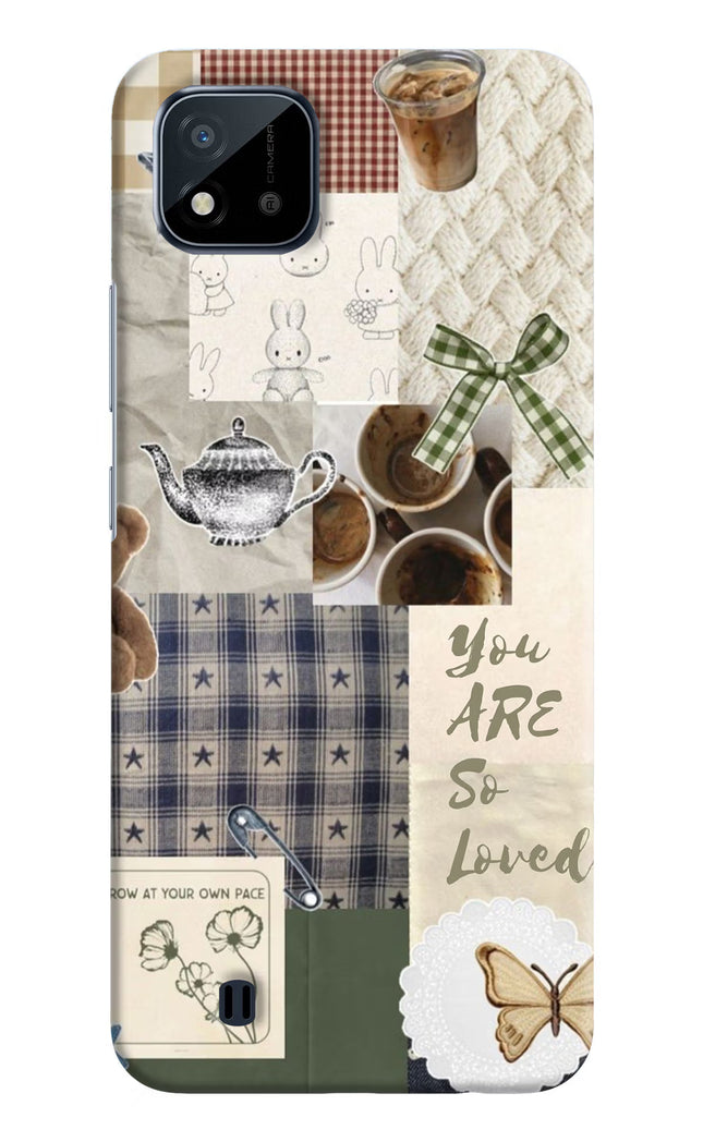 Cookie Realme C20 Hard Case Back Cover by Casekaro
