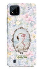 Pretty Mind Pretty Soul Realme C20 Hard Case Back Cover by Casekaro