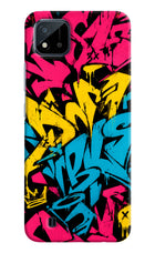 Graffiti Vibe Realme C20 Hard Case Back Cover by Casekaro
