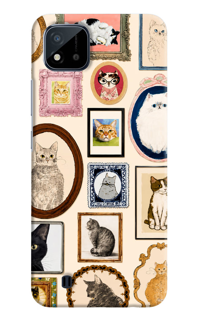 Mirror Cats Realme C20 Hard Case Back Cover by Casekaro
