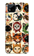 Cool Cat Realme C20 Hard Case Back Cover by Casekaro