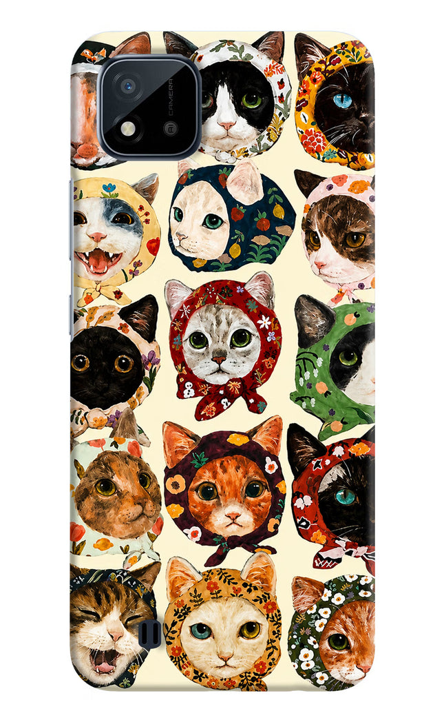 Cool Cat Realme C20 Hard Case Back Cover by Casekaro