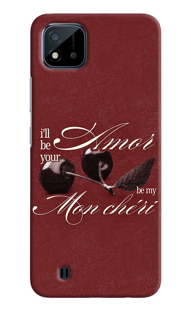 Velvet Cherry Realme C20 Hard Case Back Cover by Casekaro