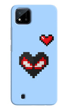 Peter Heart Realme C20 Hard Case Back Cover by Casekaro