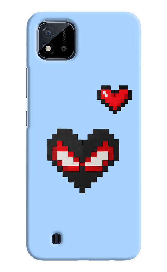 Peter Heart Realme C20 Hard Case Back Cover by Casekaro
