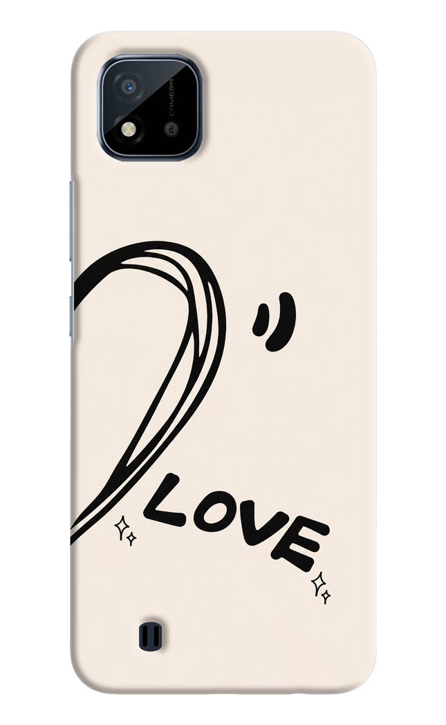Soul Line Realme C20 Hard Case Back Cover by Casekaro