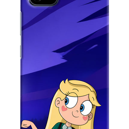Star Glow Realme C20 Hard Case Back Cover by Casekaro