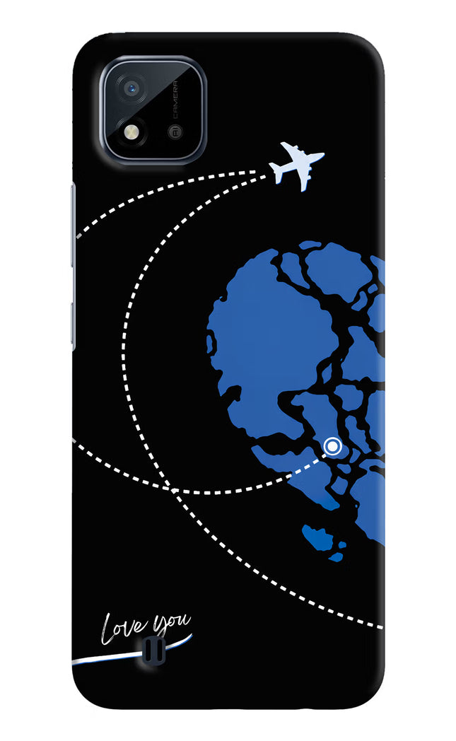 Love Orbit Realme C20 Hard Case Back Cover by Casekaro