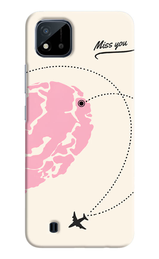 Miss Orbit Realme C20 Hard Case Back Cover by Casekaro