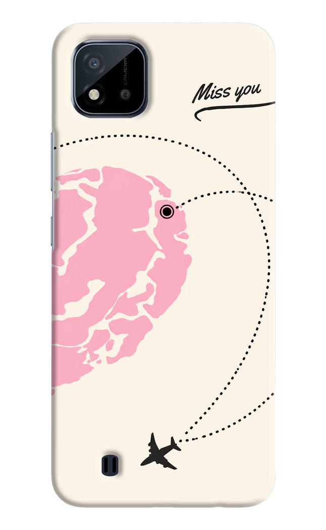 Miss Orbit Realme C20 Hard Case Back Cover by Casekaro