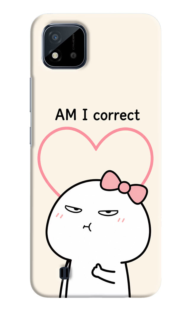 Always Right Realme C20 Hard Case Back Cover by Casekaro