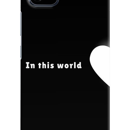 This World Realme C20 Hard Case Back Cover by Casekaro