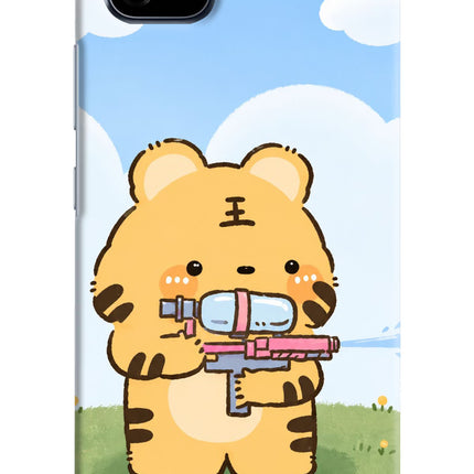 Tiger Treat Realme C20 Hard Case Back Cover by Casekaro