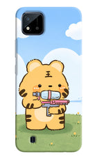 Tiger Treat Realme C20 Hard Case Back Cover by Casekaro