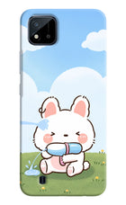 Bunny Treat Realme C20 Hard Case Back Cover by Casekaro