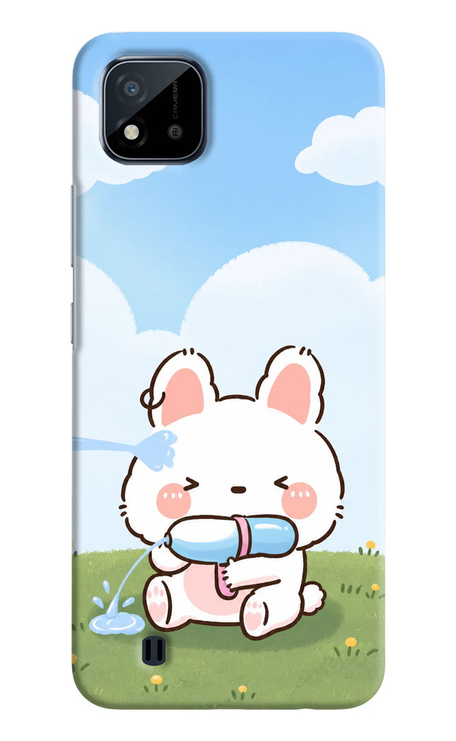 Bunny Treat Realme C20 Hard Case Back Cover by Casekaro